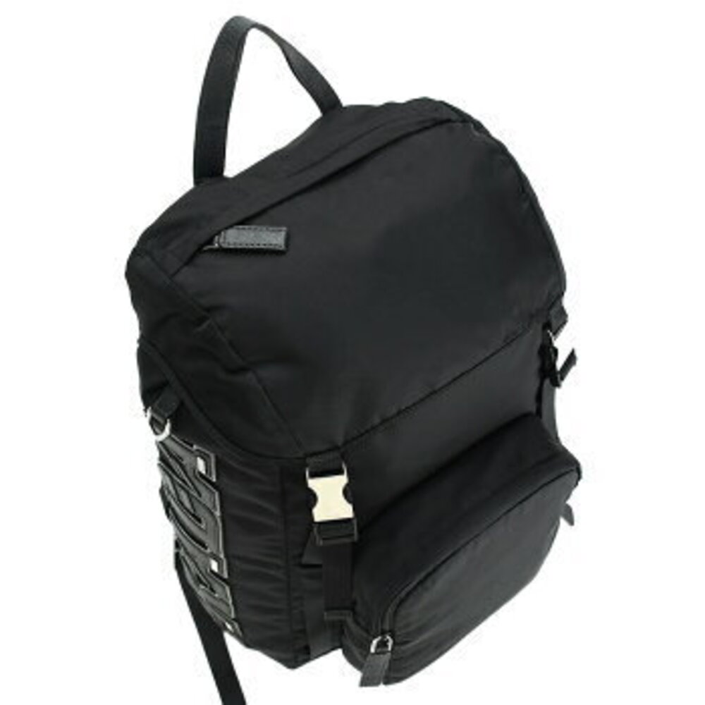 Prada side logo Nero backpack Black Tessuto - Picture 6 of 6